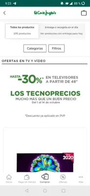 El Corte Inglés android App screenshot 2